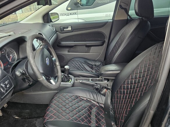 2007 Ford Focus II, чёрный - вид 9