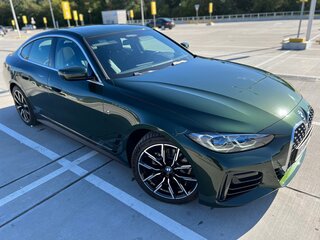 2021 BMW 4 серии Gran Coupe 420d xDrive G22, G23, G26, зелёный, 7000000 рублей, вид 4