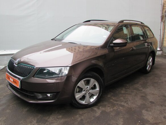 2015 Skoda Octavia III (A7), коричневый