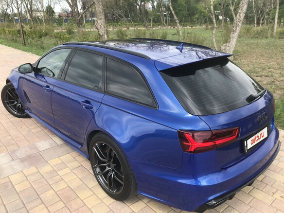 2016 Audi RS 6 performance III (C7) Рестайлинг, синий - вид 3