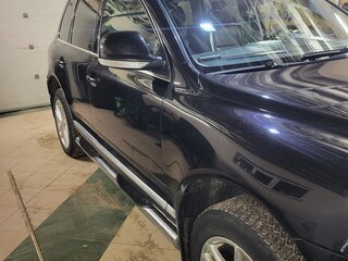 2006 Volkswagen Touareg I Рестайлинг, чёрный, 1500000 рублей, вид 3
