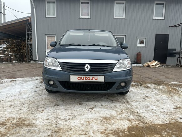 2012 Renault Logan I Рестайлинг, синий, 675000 рублей