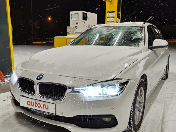 2017 BMW 3 серии 320d ED VI (F3x) Рестайлинг, белый, 2300000 рублей