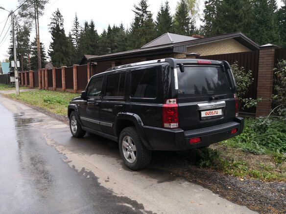 2008 Jeep Commander, чёрный