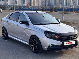 2017 Lada (ВАЗ) Vesta I, серебристый, 940000 рублей, вид 3
