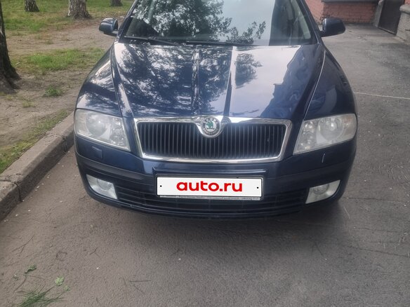 2008 Skoda Octavia II (A5), синий, 440000 рублей
