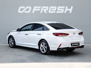 2019 Hyundai Sonata VII (LF) Рестайлинг, белый, 1640000 рублей, вид 2