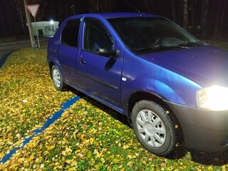 2007 Renault Logan I, синий, 249900 рублей, вид 4