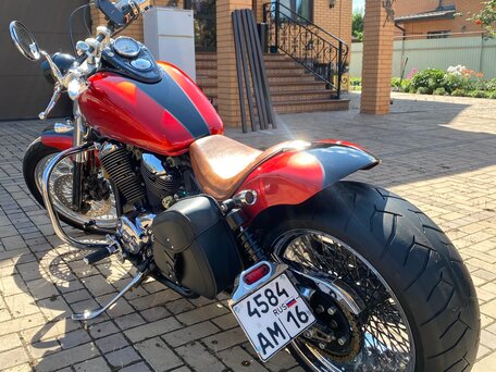 2002 Honda Shadow 750, красный, 515000 рублей, вид 1