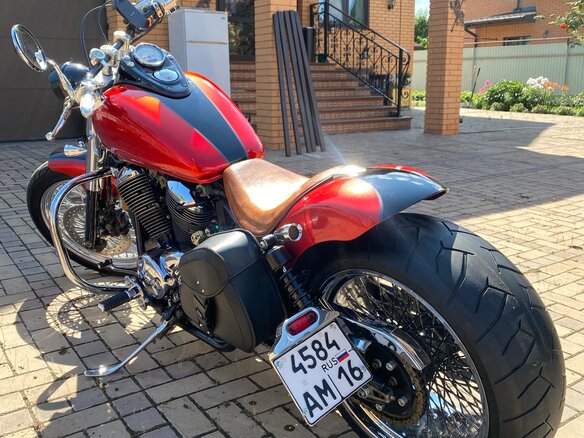 2002 Honda Shadow 750, красный, 515000 рублей