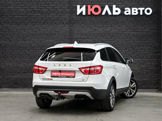 2019 Lada (ВАЗ) Vesta SW Cross I, белый, 1040000 рублей, вид 4