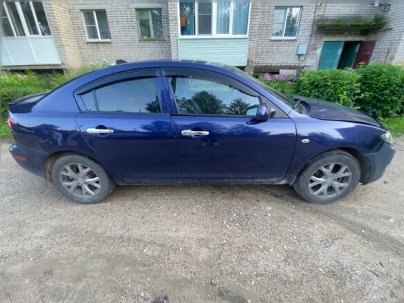 2004 Mazda 3 I (BK), синий, 210000 рублей - вид 4