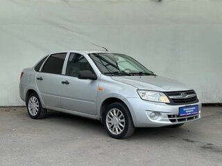 2014 Lada (ВАЗ) Granta I, серебристый, 520000 рублей, вид 2