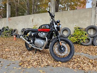 2023 Royal Enfield Interceptor, чёрный, 610000 рублей, вид 1