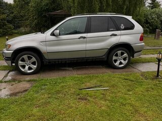 2001 BMW X5 3.0i I (E53), серебристый, 920000 рублей, вид 5