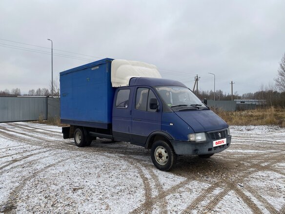 1998 ГАЗ ГАЗель (33023/330273) Фермер, синий, 220000 рублей - вид 1