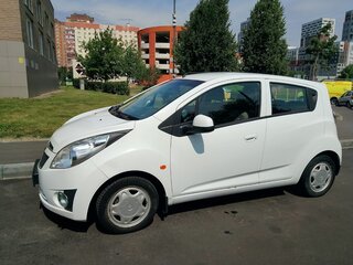 2012 Chevrolet Spark III, белый, 750000 рублей, вид 4