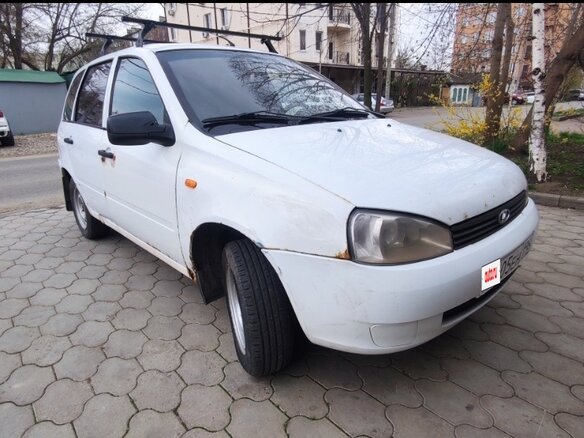 2013 Lada (ВАЗ) Kalina I, белый, 220000 рублей - вид 4