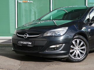 2013 Opel Astra J Рестайлинг, чёрный, 579000 рублей, вид 2