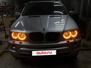2001 BMW X5 3.0d I (E53), серебристый, 950000 рублей, вид 2