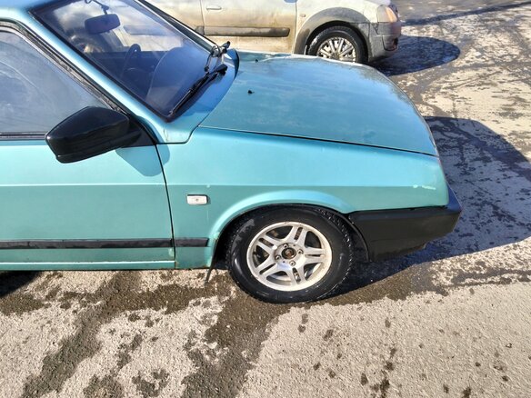 1997 Lada (ВАЗ) 21093i, голубой, 120000 рублей - вид 5