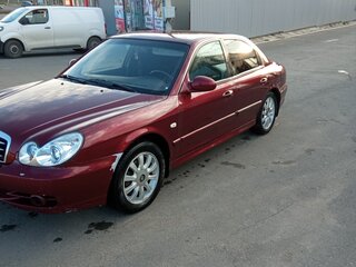 2008 Hyundai Sonata ТагАЗ IV (EF) Рестайлинг, пурпурный, 550000 рублей, вид 2