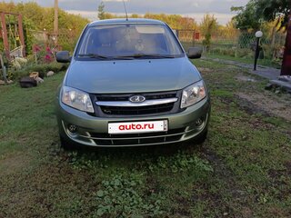 2013 Lada (ВАЗ) Granta I, зелёный, 290000 рублей, вид 2