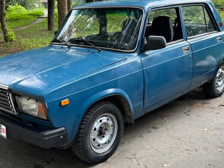 2007 Lada (ВАЗ) 2107, синий, вид 1