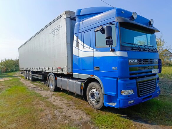 2004 DAF XF 95, синий, 4000000 рублей - вид 10