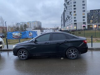 2018 Lada (ВАЗ) Vesta I, чёрный, 800000 рублей, вид 4