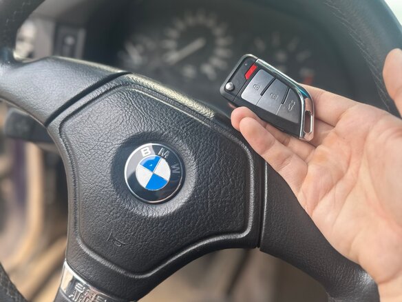 1995 BMW 5 серии 520i III (E34), синий, 620000 рублей - вид 11