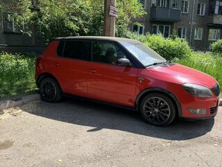 2012 Skoda Fabia II Рестайлинг, красный, 640000 рублей, вид 3