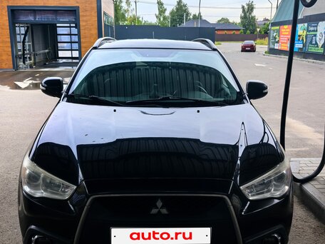 2012 Mitsubishi ASX I, чёрный, 930000 рублей, вид 1