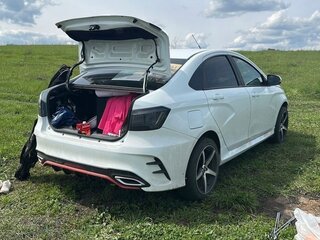 2021 Lada (ВАЗ) Vesta CNG I, белый, 1200000 рублей, вид 4
