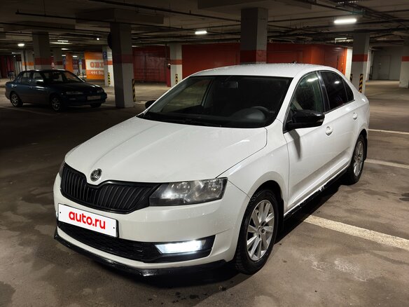 2014 Skoda Rapid I, белый, 1300000 рублей