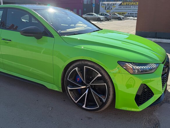2021 Audi RS 7 II (4K), зелёный, 13490000 рублей - вид 12