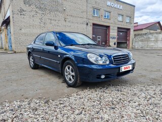 2007 Hyundai Sonata ТагАЗ IV (EF) Рестайлинг, синий, 645000 рублей, вид 2