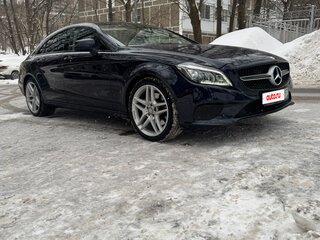 2015 Mercedes-Benz CLS 350 BlueTEC II (C218) Рестайлинг, синий, 2900000 рублей, вид 2