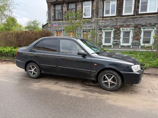 2007 Hyundai Accent ТагАЗ II, чёрный, 290000 рублей, вид 4