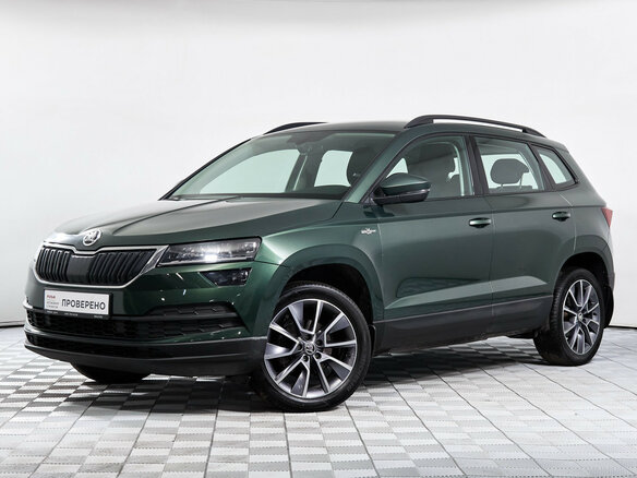 2021 Skoda Karoq I, зелёный