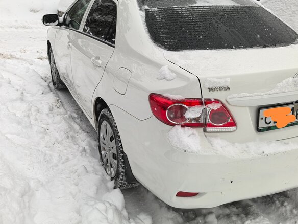 2012 Toyota Corolla X (E140, E150) Рестайлинг, белый, 910000 рублей - вид 6