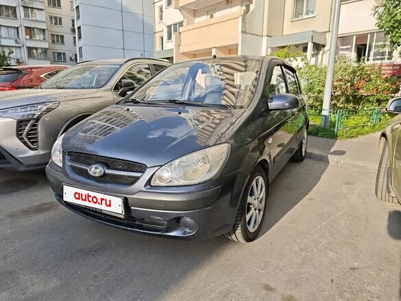 2007 Hyundai Getz I Рестайлинг, серый, 600000 рублей - вид 2
