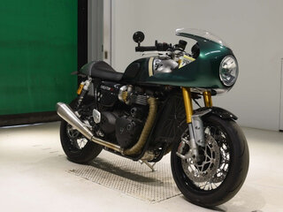 2022 Triumph Thruxton, зелёный, 1200000 рублей, вид 2
