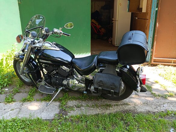 2004 Yamaha XVS400 Drag Star, чёрный, 345000 рублей - вид 1