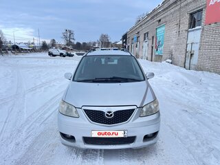 2004 Mazda MPV II (LW) Рестайлинг, серебристый, 420000 рублей, вид 2