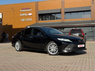 2018 Toyota Camry VIII (XV70), чёрный, 3190000 рублей, вид 2