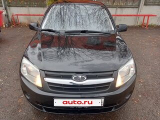 2012 Lada (ВАЗ) Granta I, чёрный, 365000 рублей, вид 3
