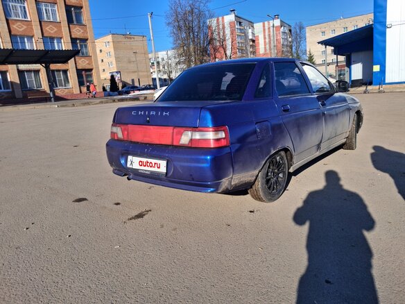 2004 Lada (ВАЗ) 2110, синий, 85000 рублей - вид 3