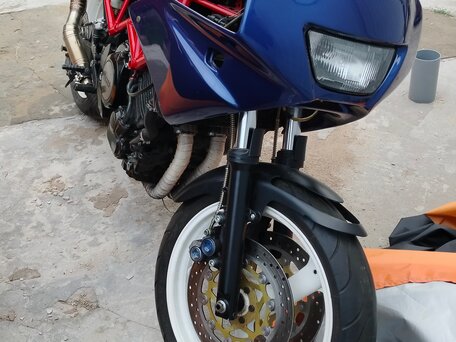 2002 Yamaha TRX850, синий, 280000 рублей, вид 2