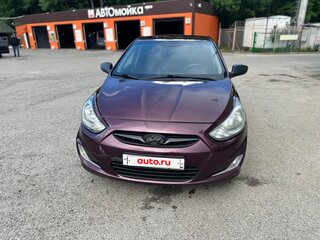 2012 Hyundai Solaris I, фиолетовый, 520000 рублей, вид 4